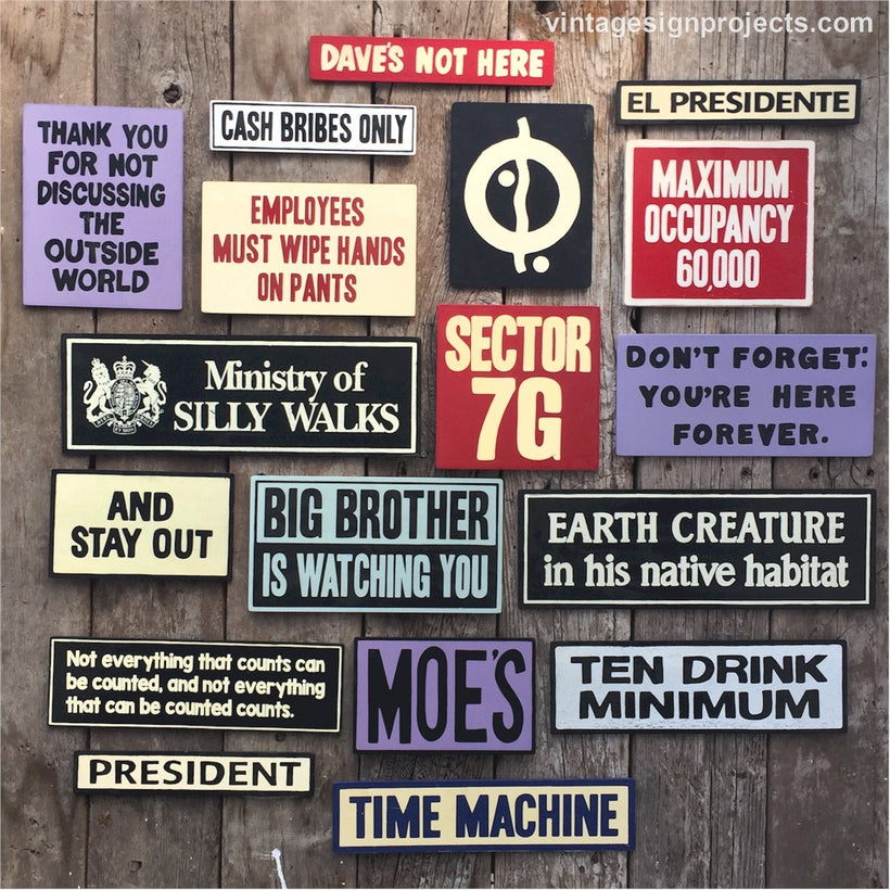 Pop Culture Signs