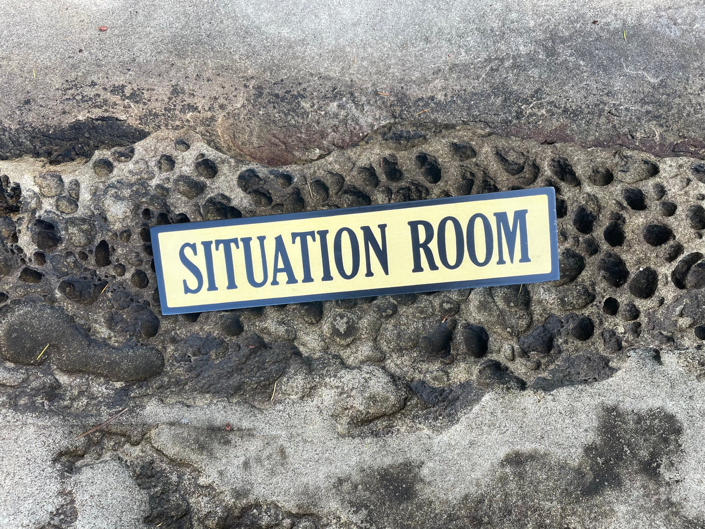 Situation Room Sign | Handmade | Funny Office and Meeting Room Sign | Conference Room | Bathroom Door | Political