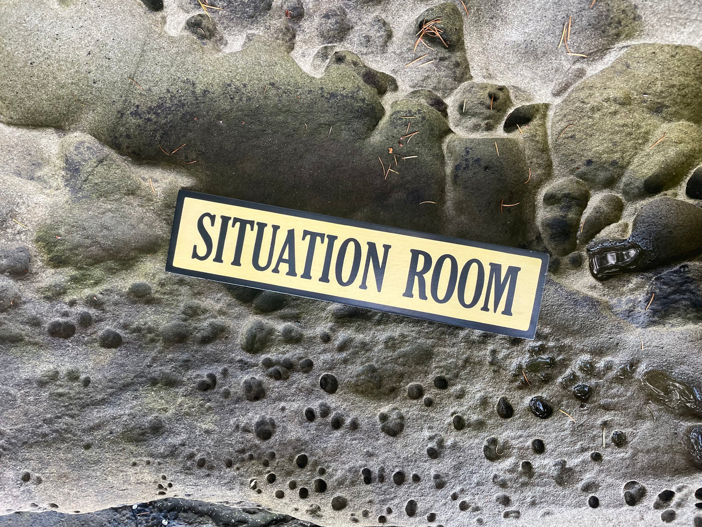 Situation Room Sign | Handmade | Funny Office and Meeting Room Sign | Conference Room | Bathroom Door | Political