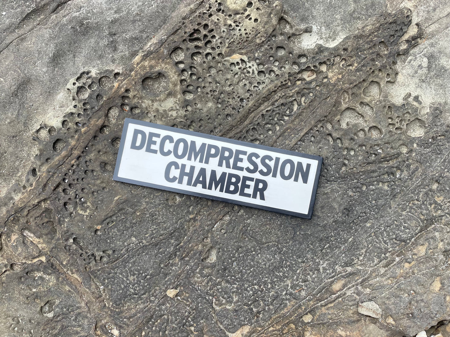 Decompression Chamber Sign | Handmade | Funny Dive Shop Sign | Scuba diver | Sauna | Chill Out Area