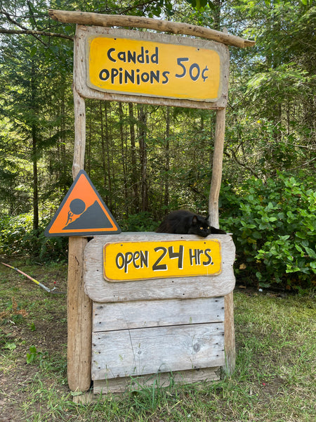 Triangular Sisyphus Warning Sign | Stuggle Against Absurdity | Handmade | Greek Mythology | Gift for Promotion, Graduation or Career Change