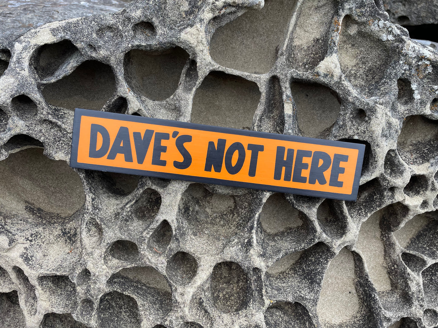 Dave's Not Here Sign | Handmade | Cheech and Chong Inspired | Pro Cannabis | Pro Weed | Marijuana | Quirky