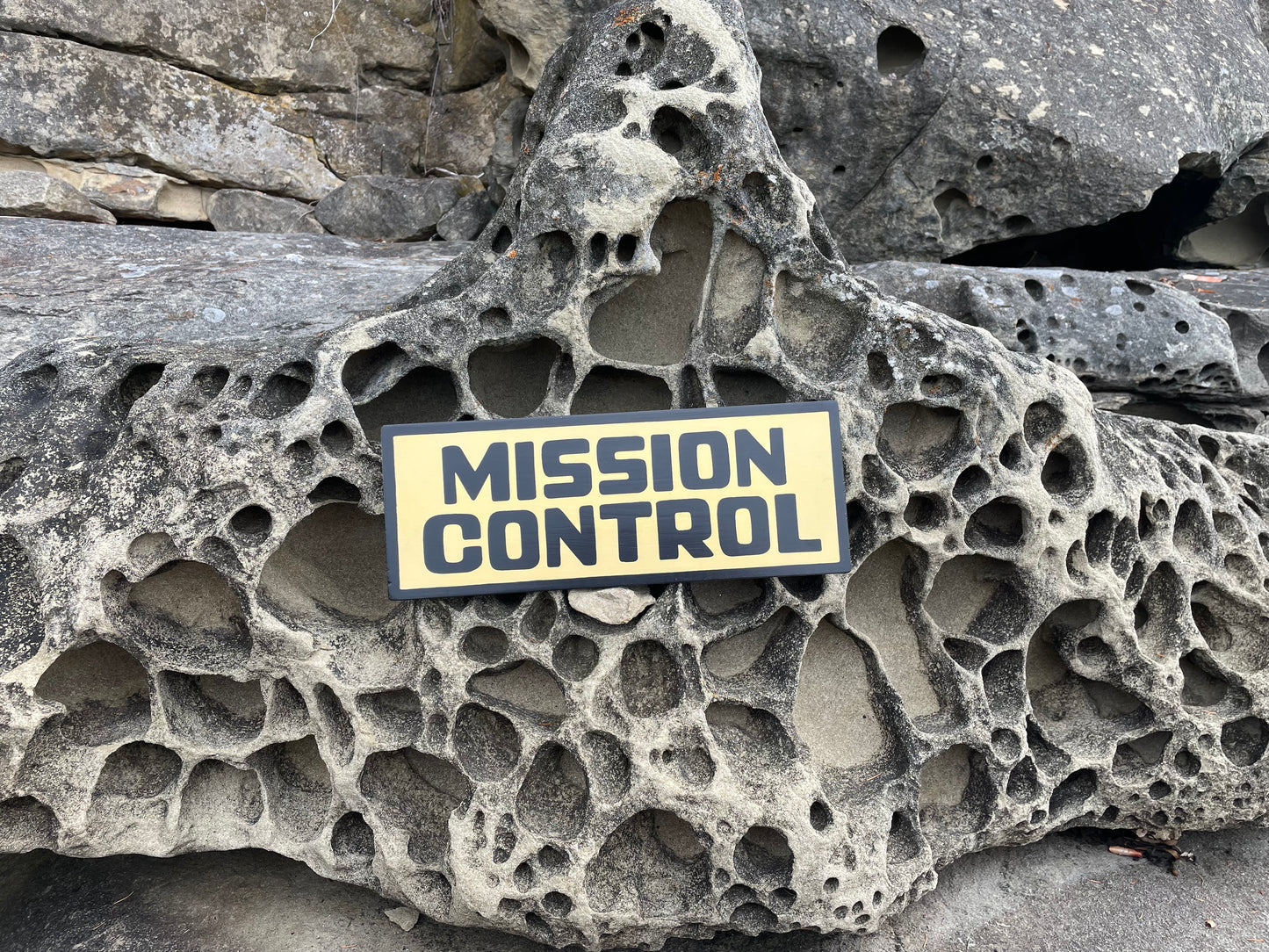 Mission Control Sign | Handmade | Funny Meeting Room and Office Door Sign | Bathroom | Space Theme Decor | Conference Room Door