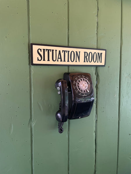 Situation Room Sign | Handmade | Funny Office and Meeting Room Sign | Conference Room | Bathroom Door | Political