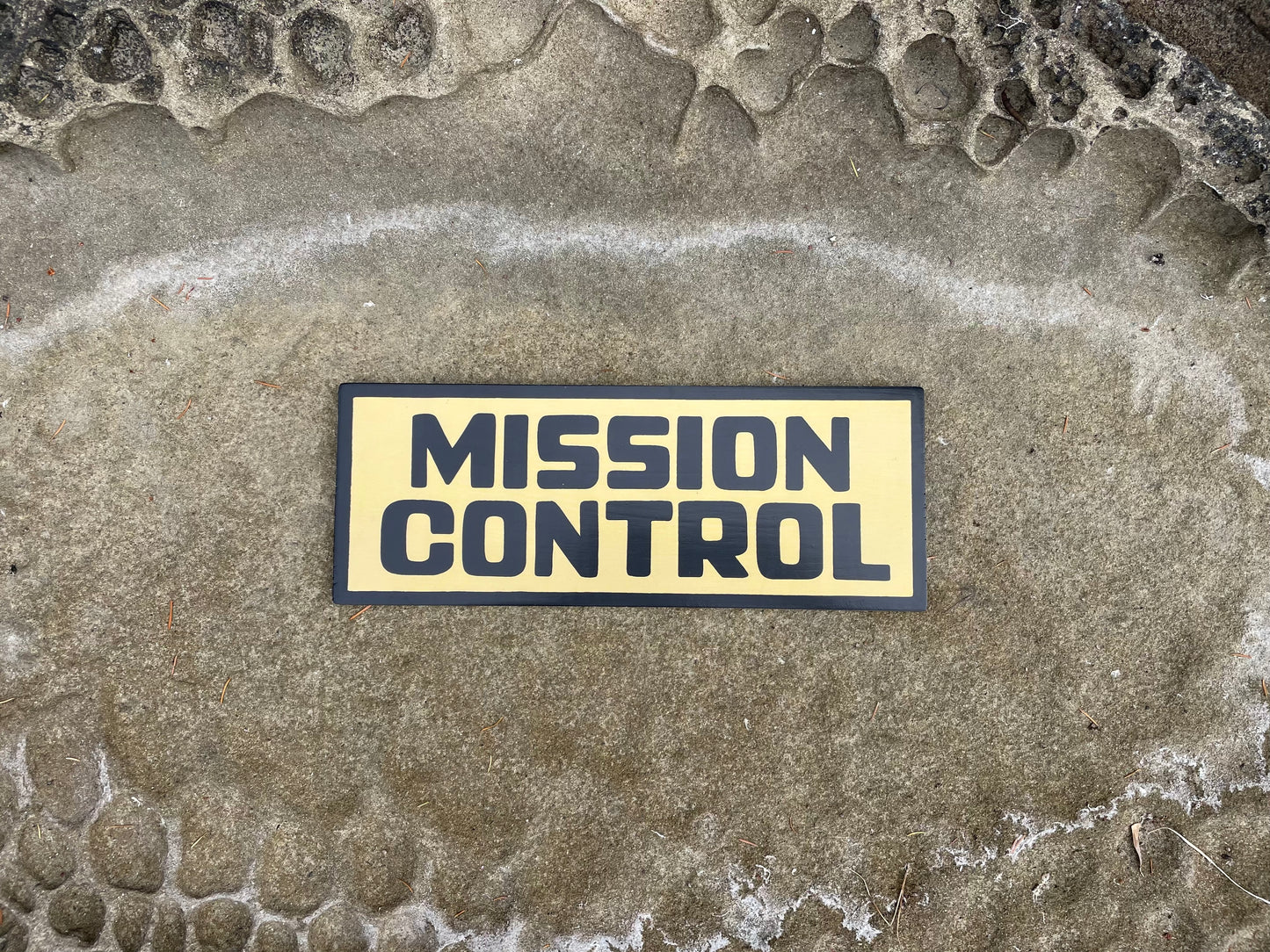 Mission Control Sign | Handmade | Funny Meeting Room and Office Door Sign | Bathroom | Space Theme Decor | Conference Room Door