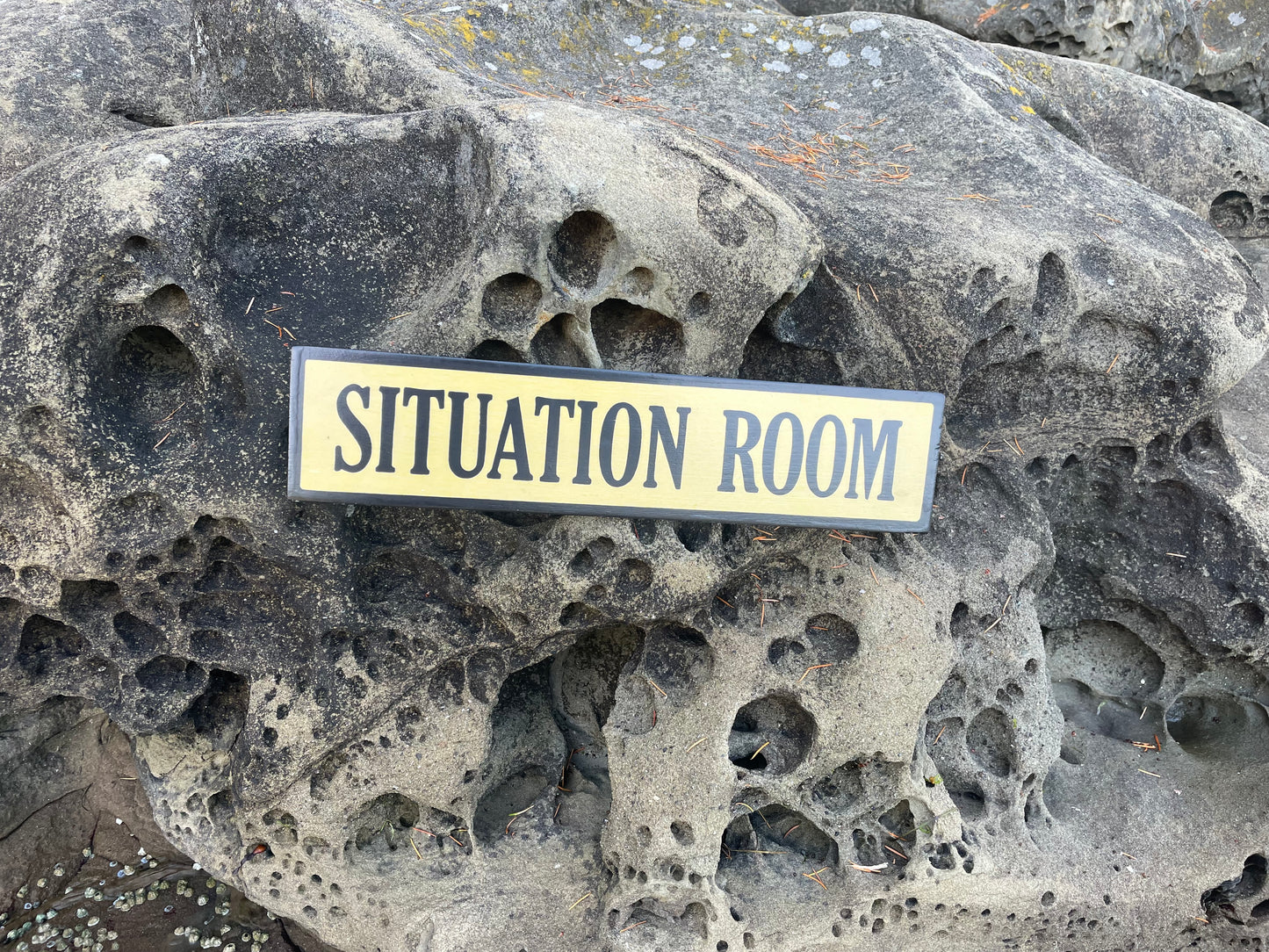 Situation Room Sign | Handmade | Funny Office and Meeting Room Sign | Conference Room | Bathroom Door | Political