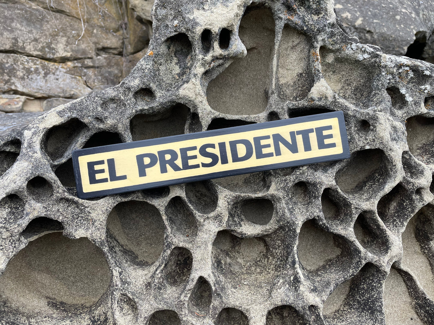 El Presidente Sign | Handmade | Funny Office Door and Desk Sign | Boss | Manager | Leadership | Political