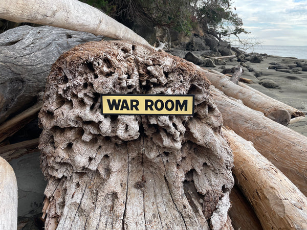 War Room Sign | Handmade | Funny Office Door Sign | Bathroom | Meeting Room | Boss | Military | Political