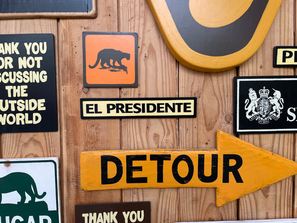 El Presidente Sign | Handmade | Funny Office Door and Desk Sign | Boss | Manager | Leadership | Political