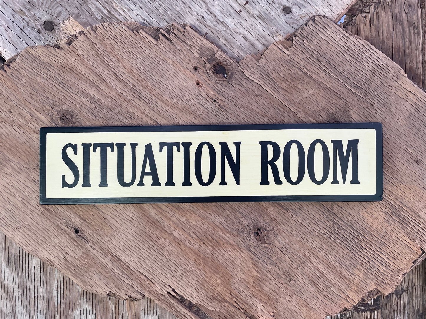 Situation Room Sign | Handmade | Funny Office and Meeting Room Sign | Conference Room | Bathroom Door | Political