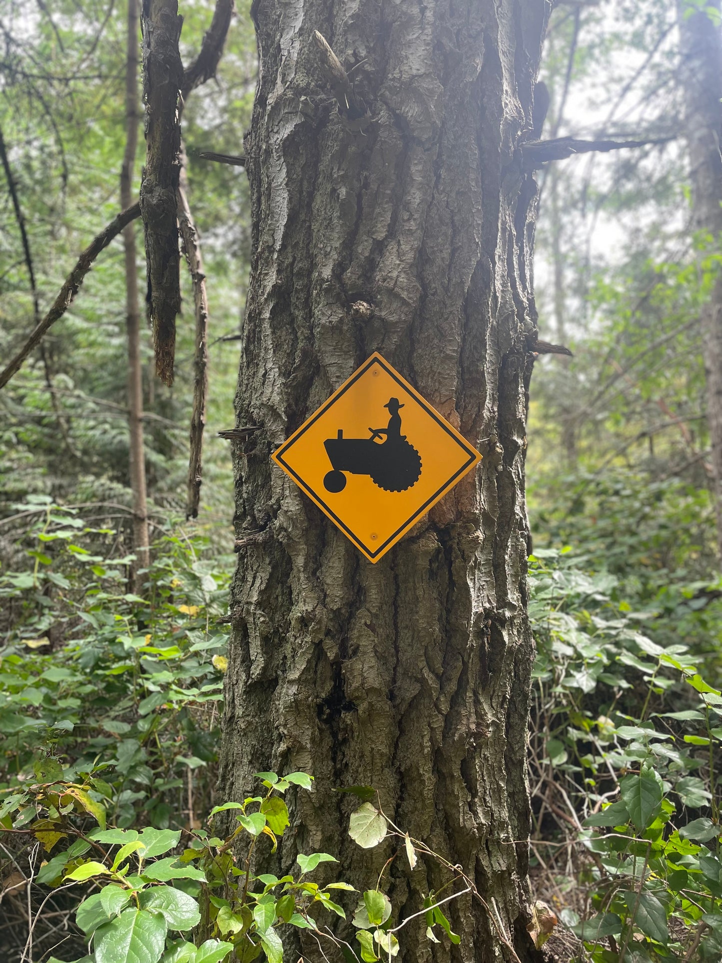 Tractor Crossing Sign | Handmade | Agricultural Highway Road Sign | Farm Equipment Crossing Sign | Farm Machinery