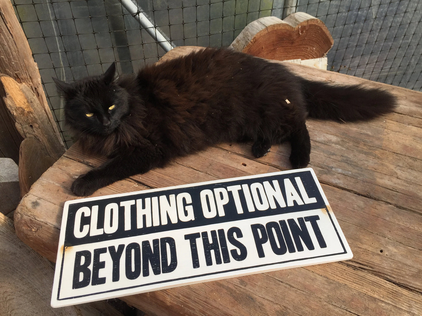 Clothing Optional Beyond This Point Beach Sign | Handmade Vintage | Nude Beach Sign | Funny | Skinny Dipping | Swim | Speedo (Copy)