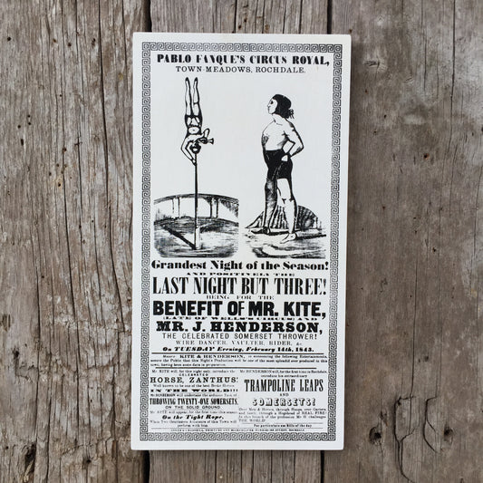 Handmade The Beatles John Lennon Circus Poster Sign