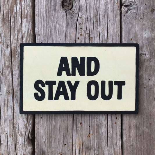 Handmade Futurama And Stay Out Door Sign