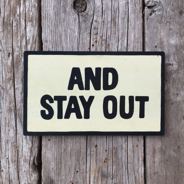 Handmade Futurama And Stay Out Door Sign