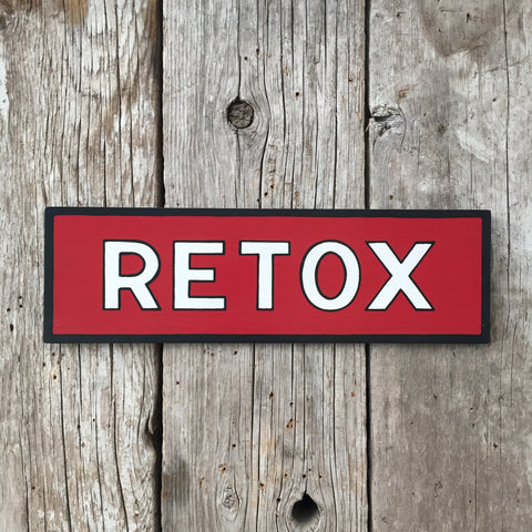 Handmade The Simpsons Retox Sign