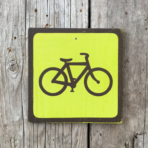 Handmade Vintage Park Bicycle Bike Outdoors Sport Icon Sign