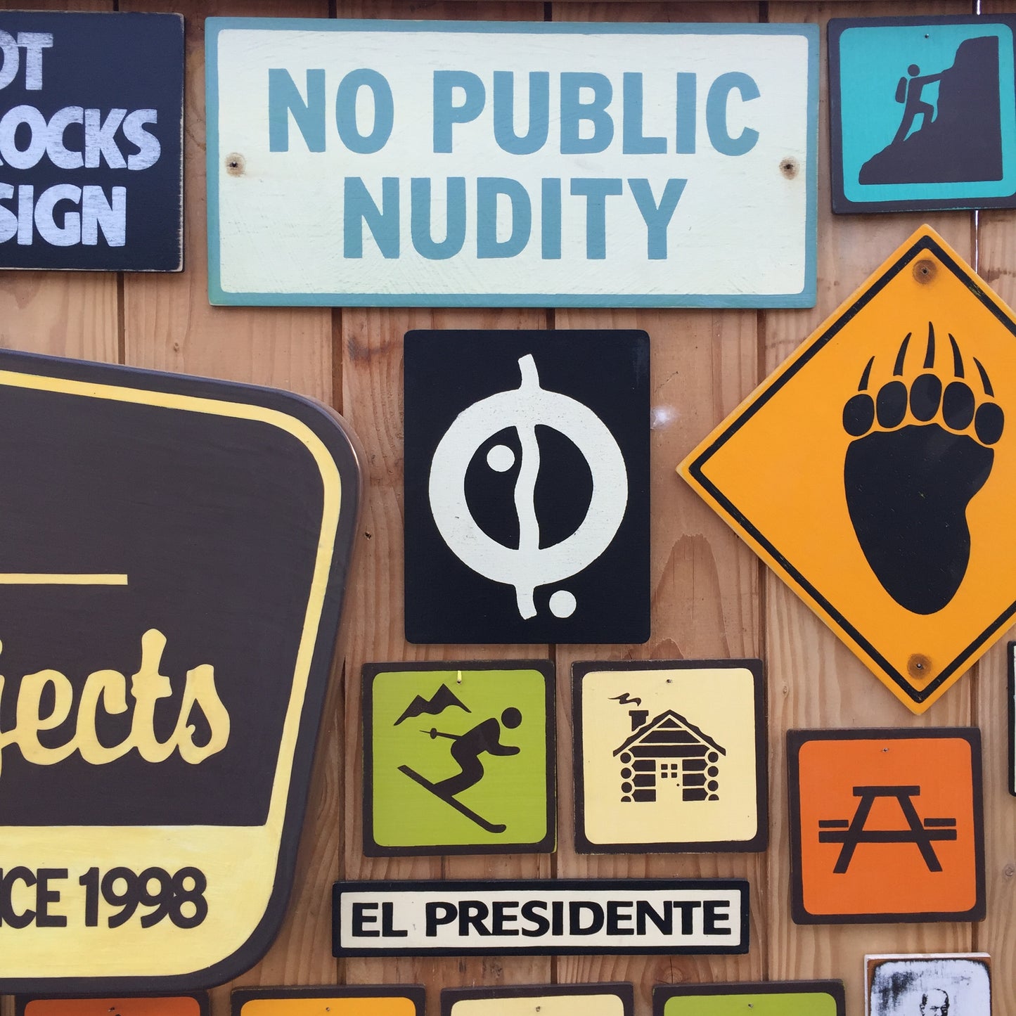 No Public Nudity Sign | Handmade Screen Printed | Pool Sign | Beach Sign | Nude Beach | Skinny Dipping | Swimming Pool | Water
