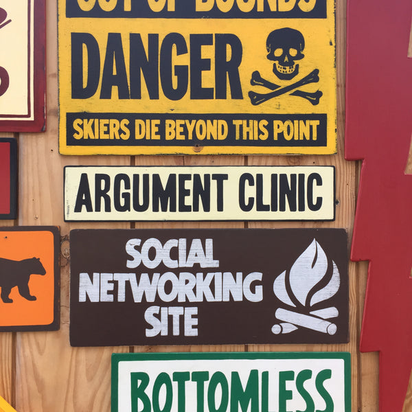Monty Python "Argument Clinic" Sign | Handmade Pop Culture | British Comedy | Classic Television | TV | BBC  |  Monty Python's Flying Circus