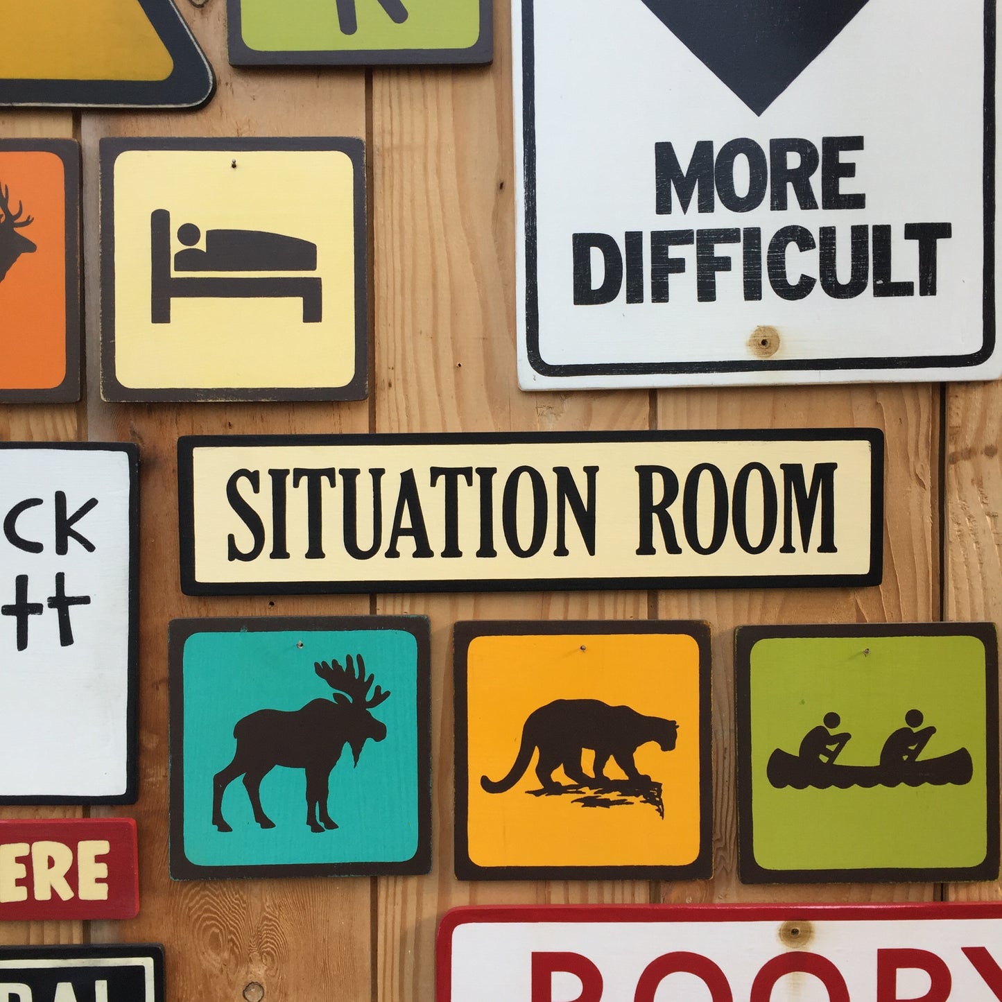 Situation Room Sign | Handmade | Funny Office and Meeting Room Sign | Conference Room | Bathroom Door | Political