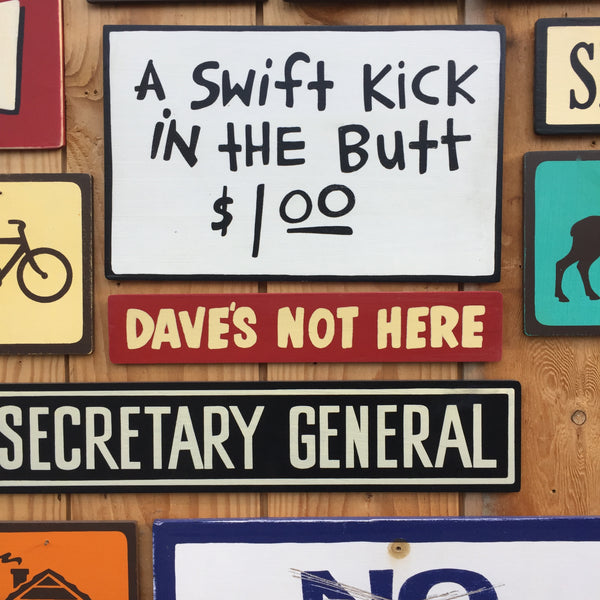 Cheech and Chong's "Dave's Not Here" Sign | Handmade Pop Culture | Cannabis | Marijuana | Bud | Hemp | Pot | Reefer | Weed | Herb
