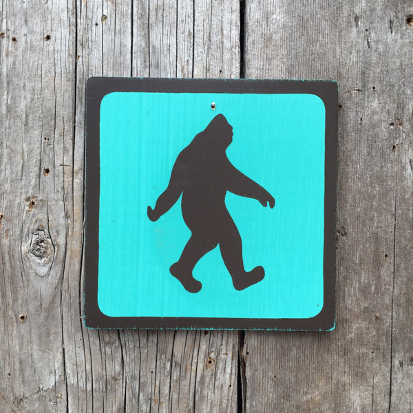 Park Icon Sign "Sasquatch" | Handmade Vintage | Campground Sign | National Park | State Park | Provincial Park | Outdoors | Bigfoot Sign