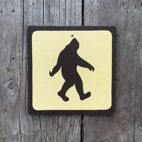Park Icon Sign "Sasquatch" | Handmade Vintage | Campground Sign | National Park | State Park | Provincial Park | Outdoors | Bigfoot Sign