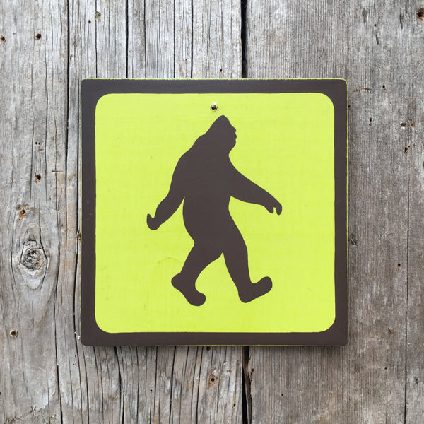 Park Icon Sign "Sasquatch" | Handmade Vintage | Campground Sign | National Park | State Park | Provincial Park | Outdoors | Bigfoot Sign