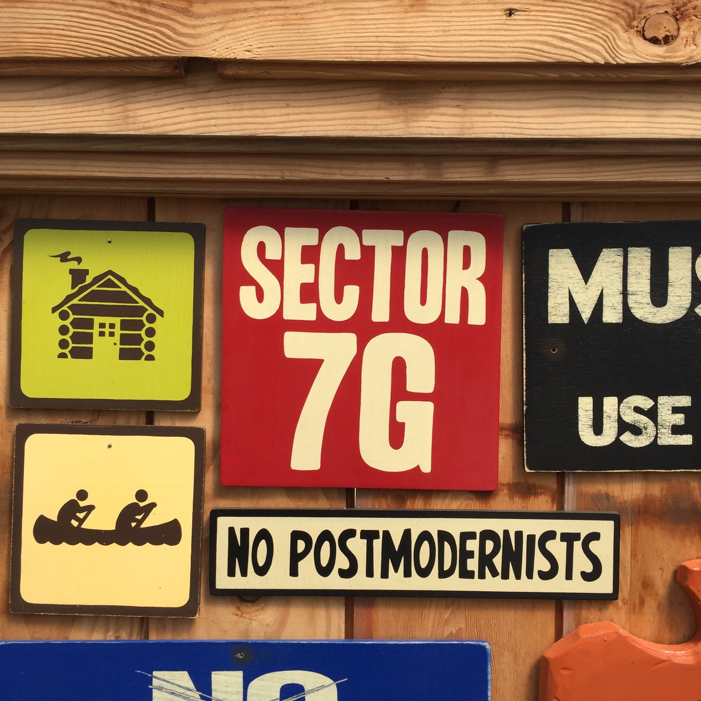 Sector 7G Sign | Handmade Screen Printed Sign | Funny Workplace Sign | The Simpsons