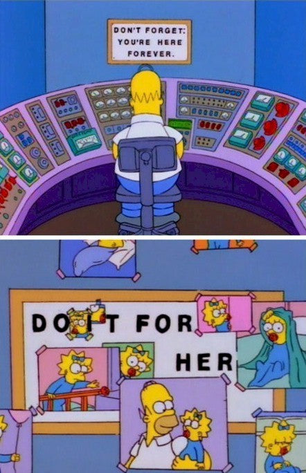 Simpsons dont forget sign