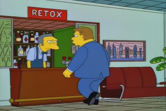 The Simpsons "Retox" Sign | Handmade Pop Culture | Animation | Television | TV | Comedy | Bar Sign | Beer | Tavern Sign | Barney Gumble
